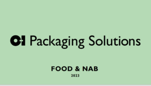 green background title page with food and nab title